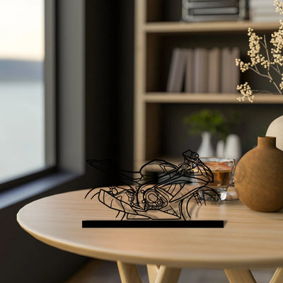 gsx-r Silhouette Metal Art Stand - Aero Silhouette