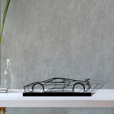 gt-mk2 Silhouette Metal Art Stand - Aero Silhouette