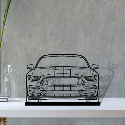 gt350 Silhouette Metal Art Stand - Aero Silhouette
