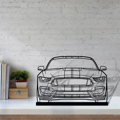 gt350 Silhouette Metal Art Stand - Aero Silhouette