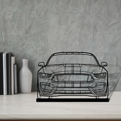 gt350 Silhouette Metal Art Stand - Aero Silhouette