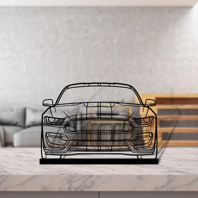 gt350 Silhouette Metal Art Stand - Aero Silhouette