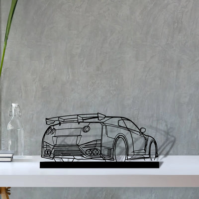 gtr-nismo Silhouette Metal Art Stand - Aero Silhouette