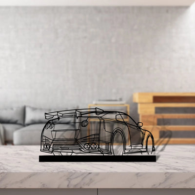gtr-nismo Silhouette Metal Art Stand - Aero Silhouette