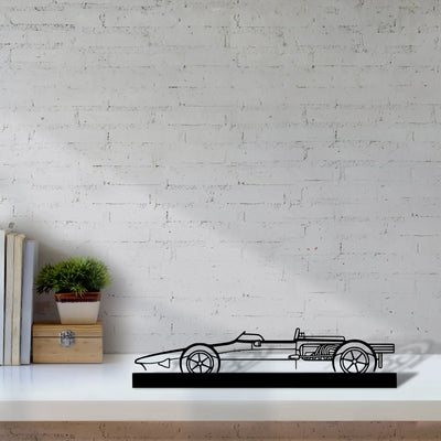 gurney-eagle-1967 Silhouette Metal Art Stand - Aero Silhouette