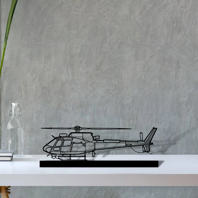 h125e Silhouette Metal Art Stand - Aero Silhouette