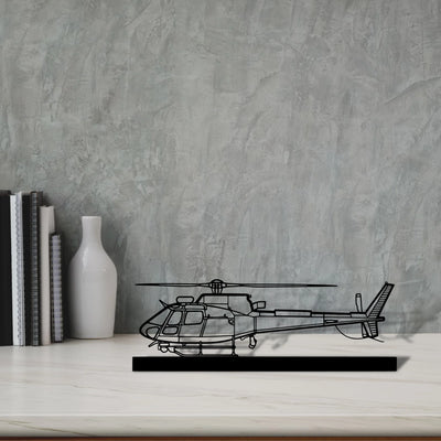 h125e Silhouette Metal Art Stand - Aero Silhouette