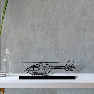 h145-4 Silhouette Metal Art Stand - Aero Silhouette