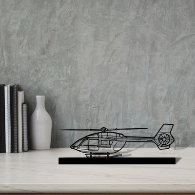 h145-4 Silhouette Metal Art Stand - Aero Silhouette