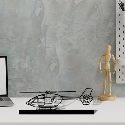 h145-4 Silhouette Metal Art Stand - Aero Silhouette