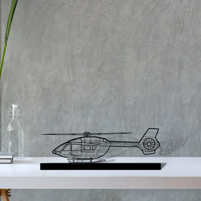 h145 Silhouette Metal Art Stand - Aero Silhouette