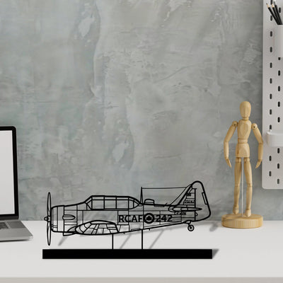 harvard-2 Silhouette Metal Art Stand - Aero Silhouette