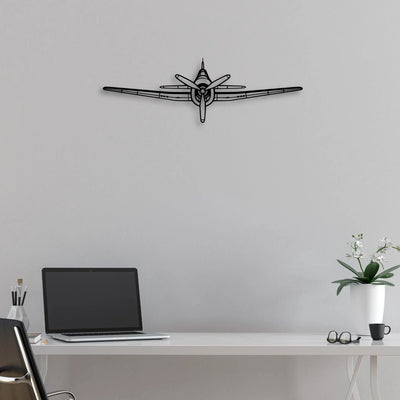 Hawker 400 Classic Aircraft Silhouette Metal Wall Art - Aviation Hangar Decor