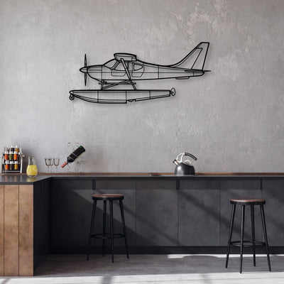 HH-60 Pave Hawk Classic Aircraft Silhouette Metal Wall Art - Aviation Hangar Decor