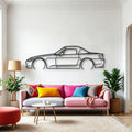 Honda S2000 Classic Silhouette Metal Wall Art - Automotive Garage Decor