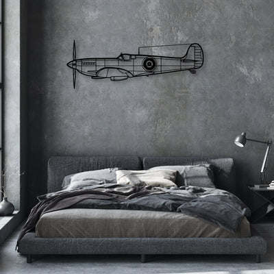 HU-16B Albatross Classic Aircraft Silhouette Metal Wall Art - Aviation Hangar Decor