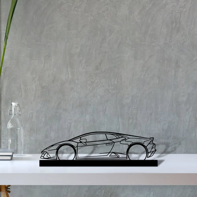 huracan Silhouette Metal Art Stand - Aero Silhouette
