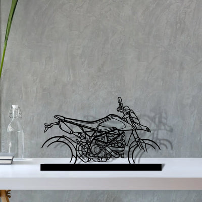 hyper-motard-950-rve Silhouette Metal Art Stand - Aero Silhouette