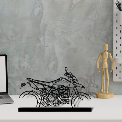 hyper-motard-950-rve Silhouette Metal Art Stand - Aero Silhouette