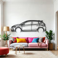 I20N 2022 Classic Silhouette Metal Wall Art - Automotive Garage Decor