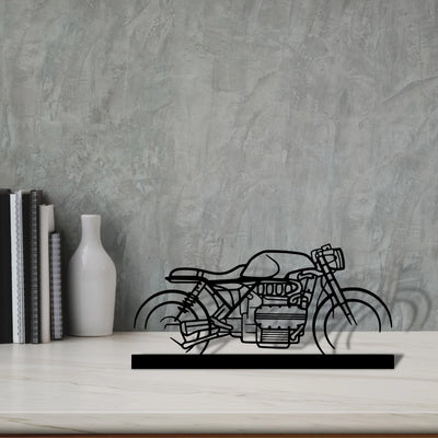 k1100-cafe-racer Silhouette Metal Art Stand - Aero Silhouette