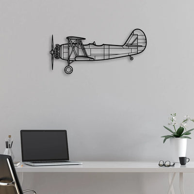 KC-46 Classic Aircraft Silhouette Metal Wall Art - Aviation Hangar Decor