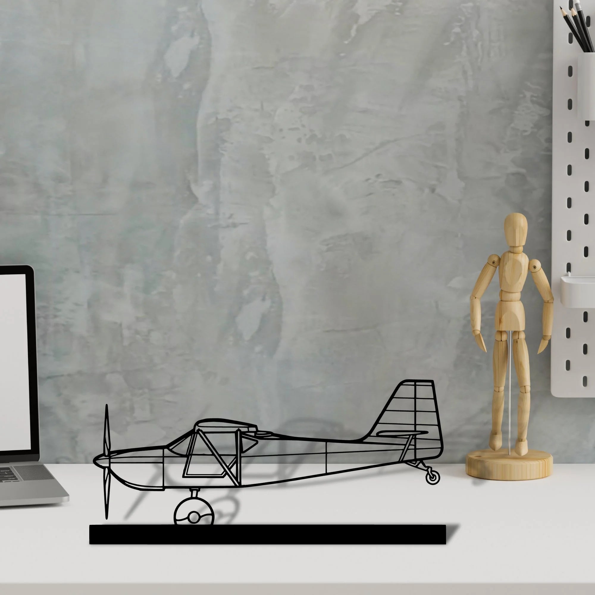 kitfox-5-2 Silhouette Metal Art Stand - Aero Silhouette