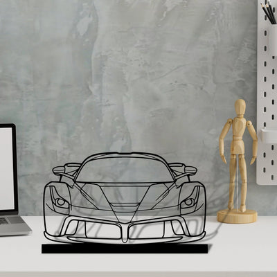 laferrari Silhouette Metal Art Stand - Aero Silhouette