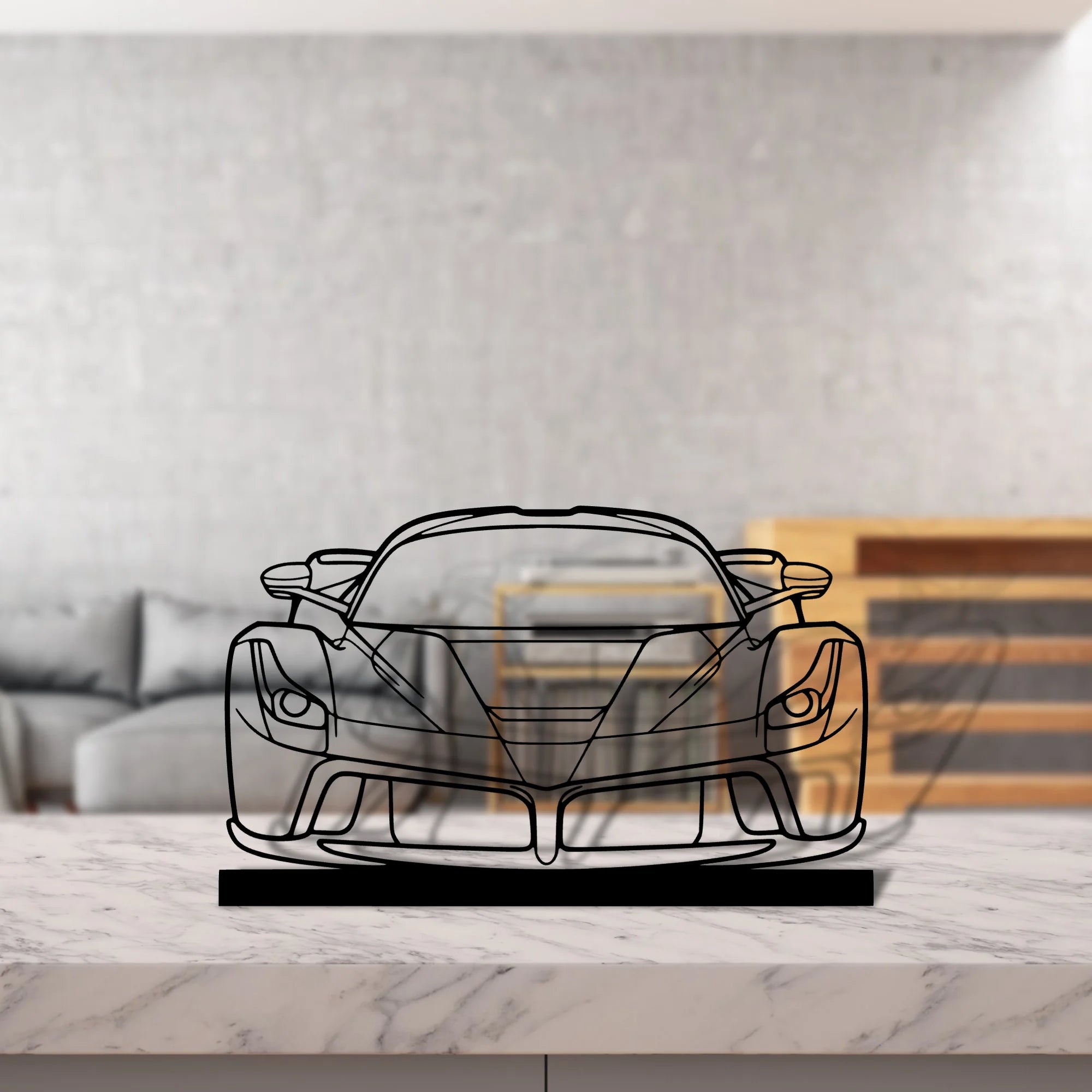 laferrari Silhouette Metal Art Stand - Aero Silhouette