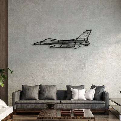 LGM-35 Sentinel Classic Aircraft Silhouette Metal Wall Art - Aviation Hangar Decor
