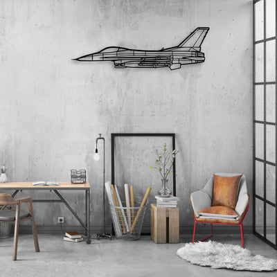 LGM-35 Sentinel Classic Aircraft Silhouette Metal Wall Art - Aviation Hangar Decor