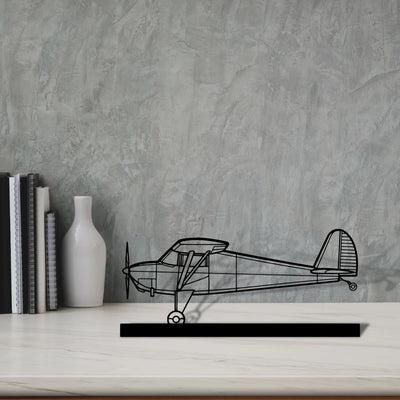 luscombe-8a-2 Silhouette Metal Art Stand - Aero Silhouette