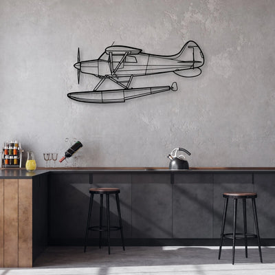 M-4 Classic Aircraft Silhouette Metal Wall Art - Aviation Hangar Decor