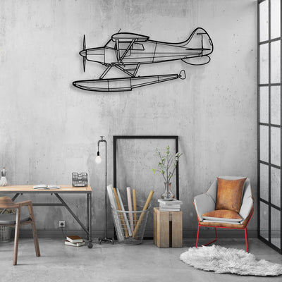 M-4 Classic Aircraft Silhouette Metal Wall Art - Aviation Hangar Decor