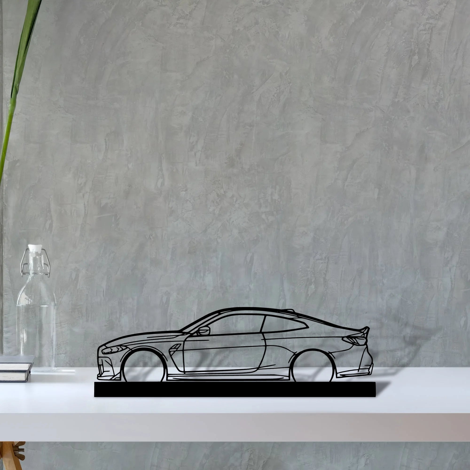 m4-csl-g82 Silhouette Metal Art Stand - Aero Silhouette