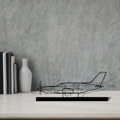 m500-meridian-2 Silhouette Metal Art Stand - Aero Silhouette