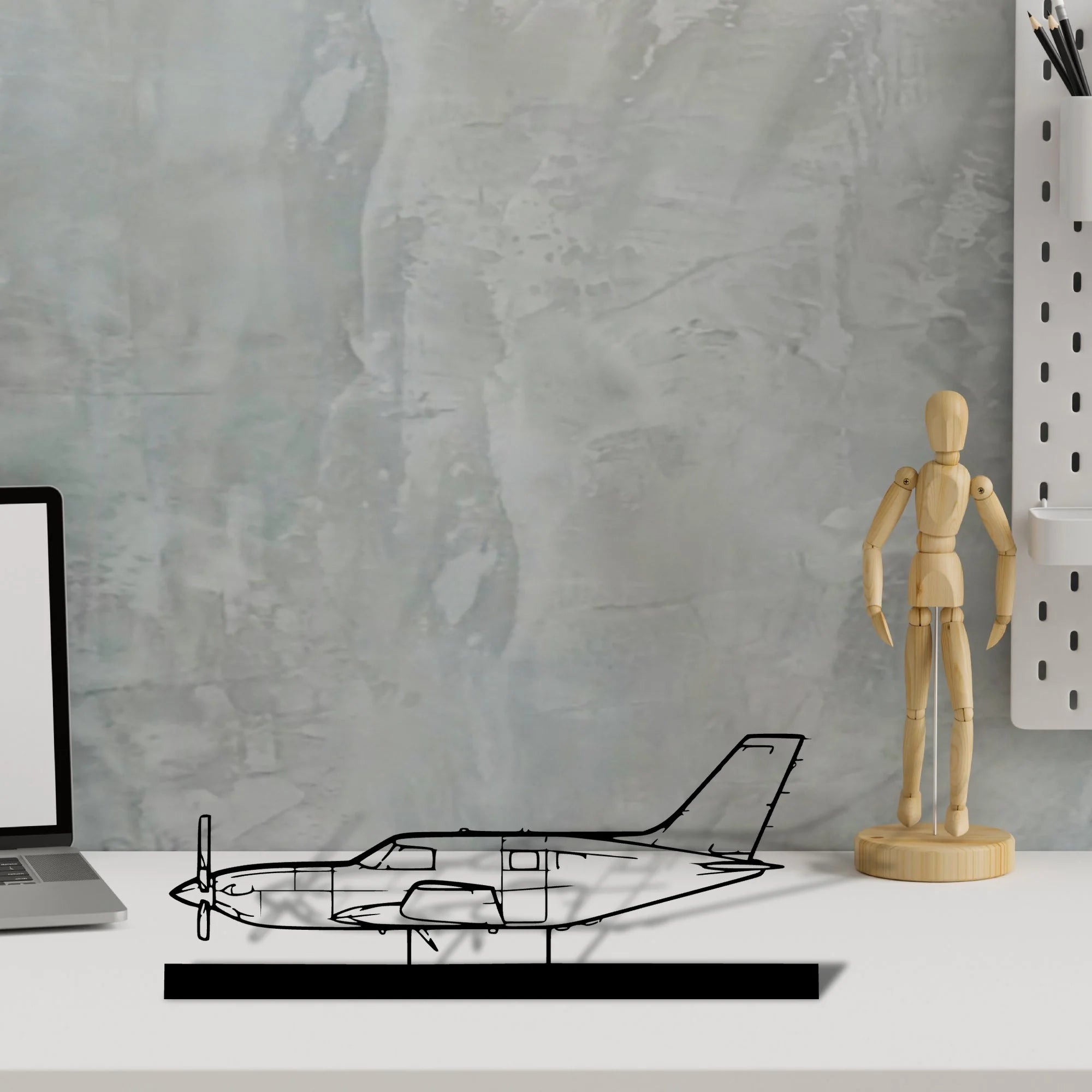 m500-meridian-2 Silhouette Metal Art Stand - Aero Silhouette