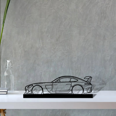 mercedes-amg-gt-black-series Silhouette Metal Art Stand - Aero Silhouette