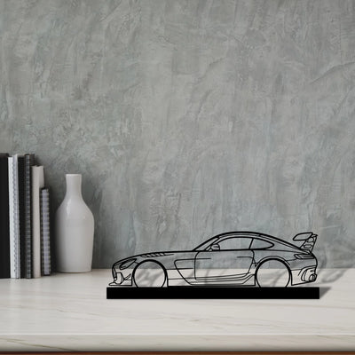 mercedes-amg-gt-black-series Silhouette Metal Art Stand - Aero Silhouette