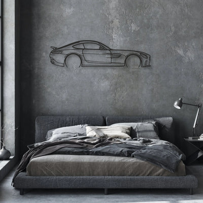 mercedes amg gts Classic Silhouette Metal Wall Art - Automotive Garage Decor