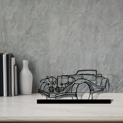 mercury-1977 Silhouette Metal Art Stand - Aero Silhouette