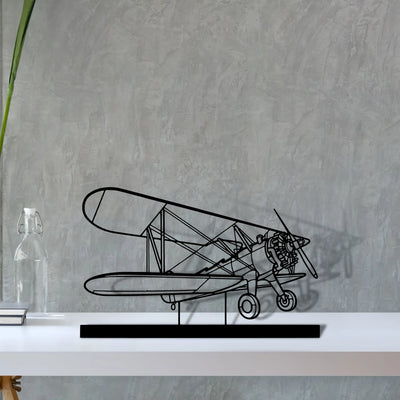 model-75-2 Silhouette Metal Art Stand - Aero Silhouette