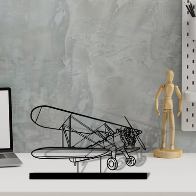 model-75-2 Silhouette Metal Art Stand - Aero Silhouette