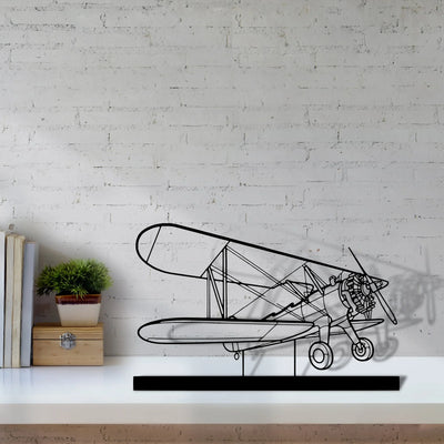 model-75 Silhouette Metal Art Stand - Aero Silhouette