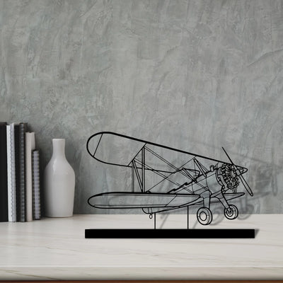model-75 Silhouette Metal Art Stand - Aero Silhouette