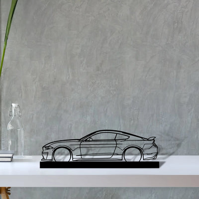 mustang-gt-s550-2 Silhouette Metal Art Stand - Aero Silhouette