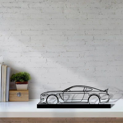 mustang-gt350-2020 Silhouette Metal Art Stand - Aero Silhouette