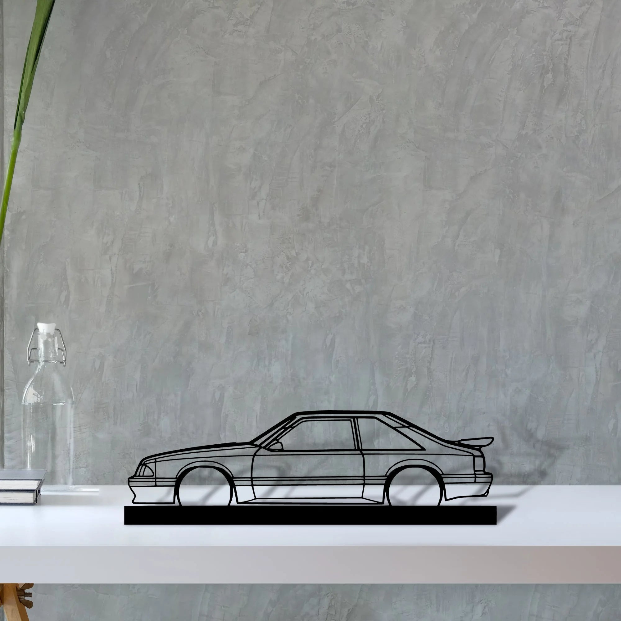 mustang-saleen Silhouette Metal Art Stand - Aero Silhouette