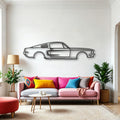 Mustang Classic Silhouette Metal Wall Art - Automotive Garage Decor