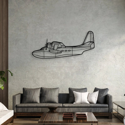 MV-22 Osprey Classic Aircraft Silhouette Metal Wall Art - Aviation Hangar Decor